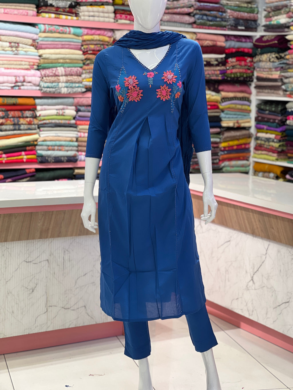 Churidar Set with thread work