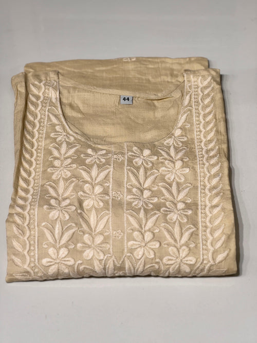 Chikankari Cotton Kurthi