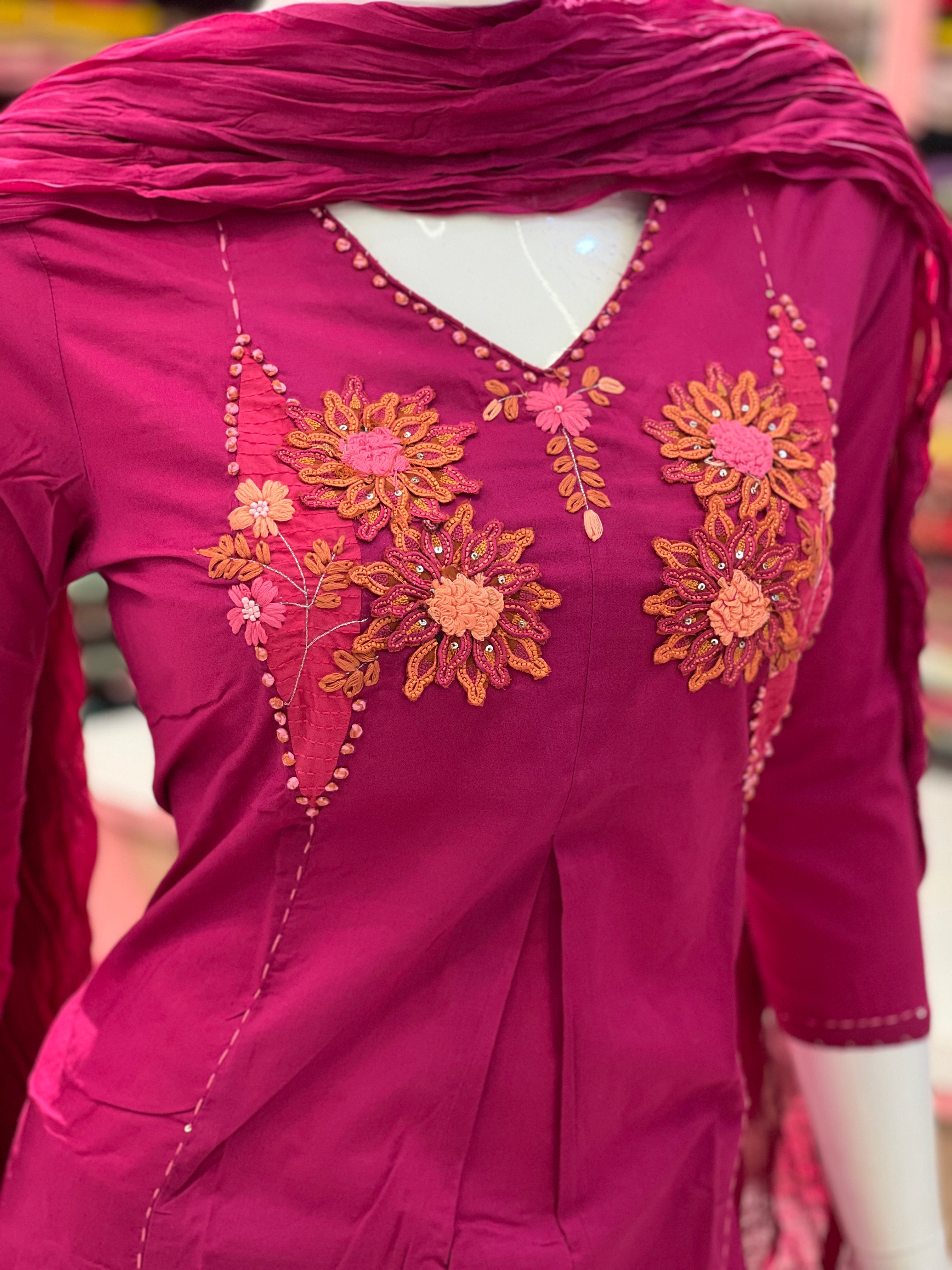 Churidar Set with thread work