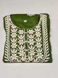 Chikankari Cotton Kurthi